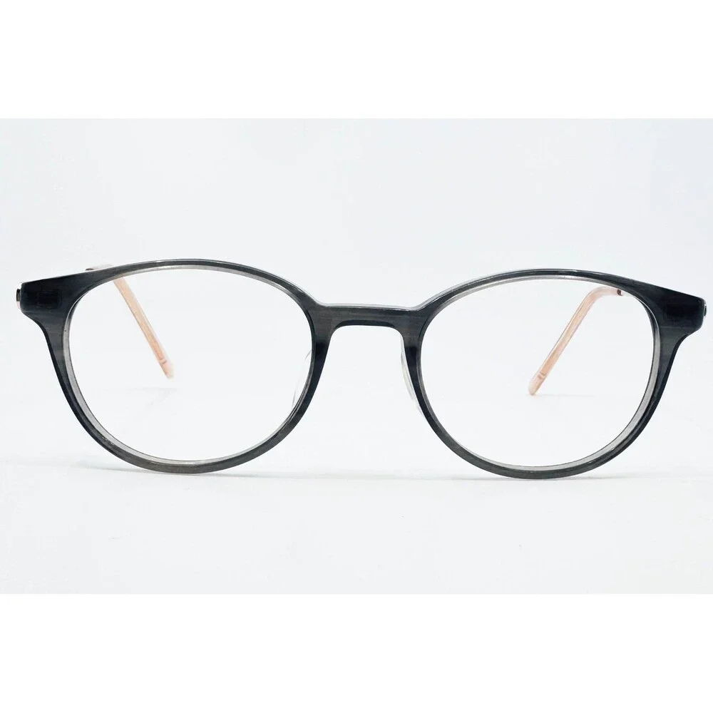 Jill Stuart Eyeglasses Womens Gray JS420 492C Round Full Rim 49-20-140